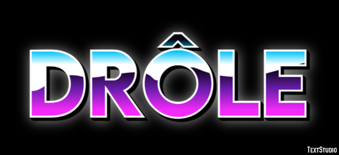 Drôle Text Effect