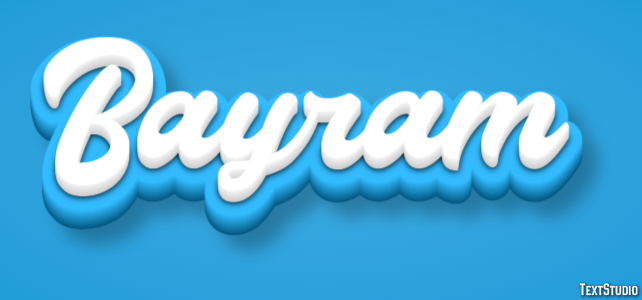 Bayram Efecto de Texto