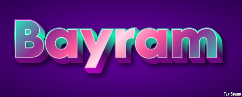 Bayram Efecto de Texto