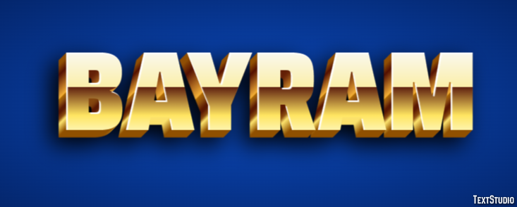 Bayram Text effect