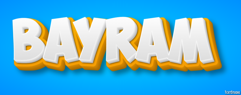 Bayram Texteffekt