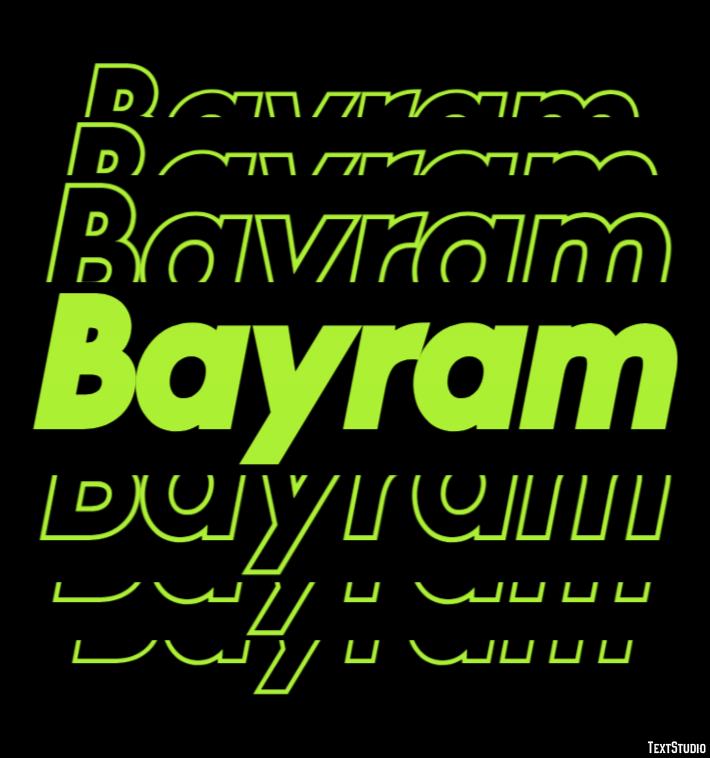 Bayram Text Effect