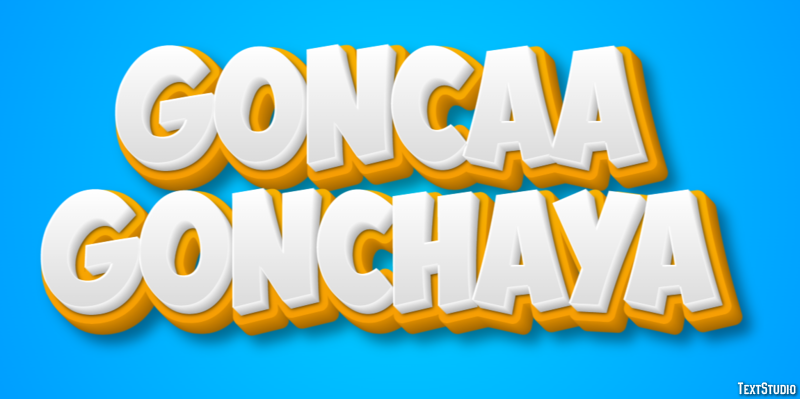 гончая gonchaya Текстовый эффект