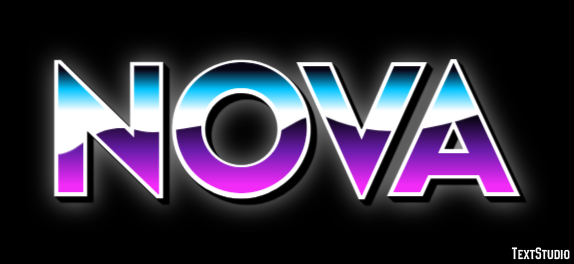 Nova Efekt tekstowy