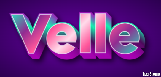 Velle Efecto de Texto