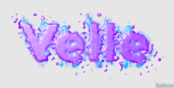 Velle Efecto de Texto