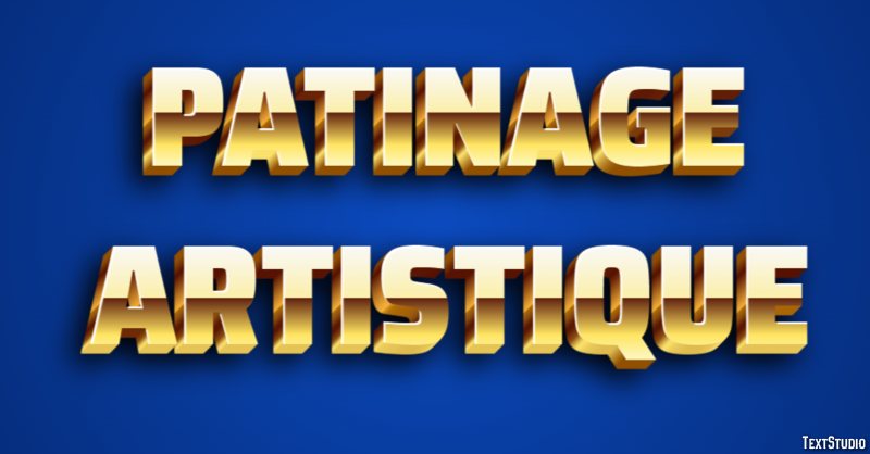 Patinage artistique Text Effect