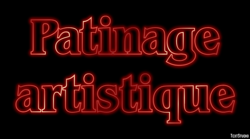 Patinage artistique Text Effect