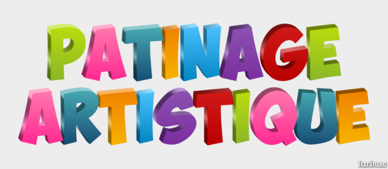 Patinage artistique Efekt tekstowy