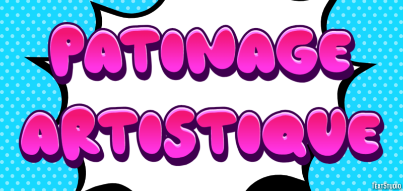 Patinage artistique Effet de texte