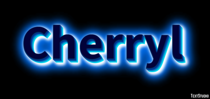 Cherryl Efecto de Texto