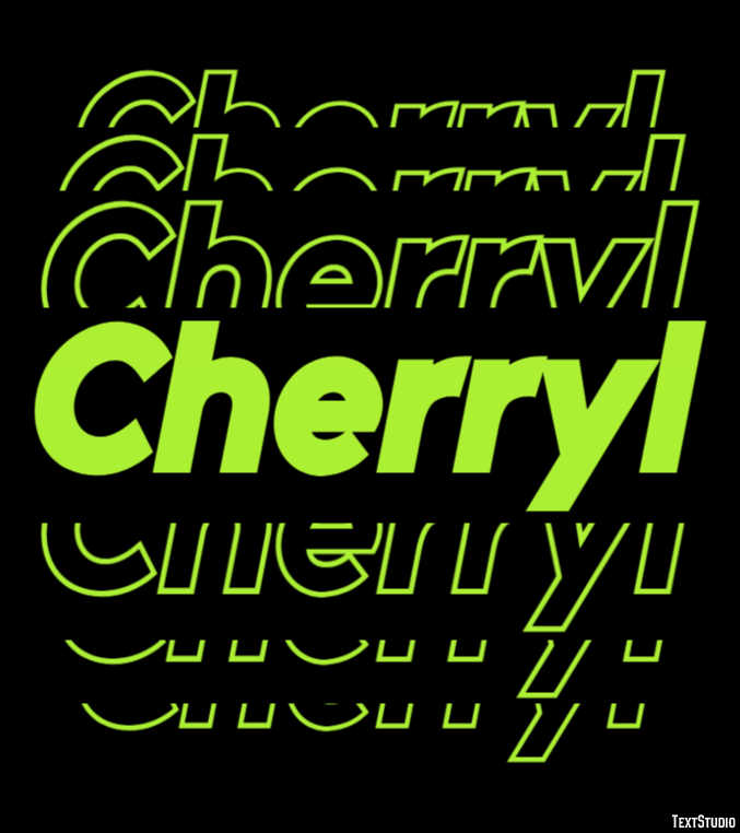 Cherryl Effet de Texte