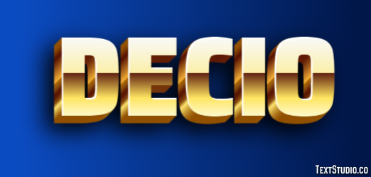 Decio Text Effect