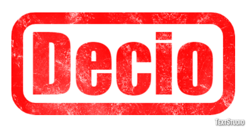 Decio Effetto testo
