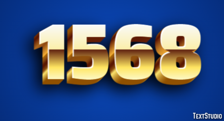 1568 Texteffekt