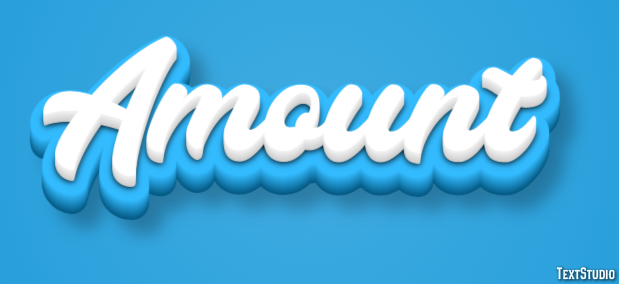 Amount Text Effect