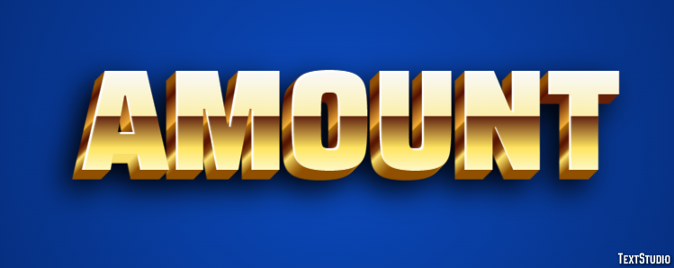 Amount テキスト効果