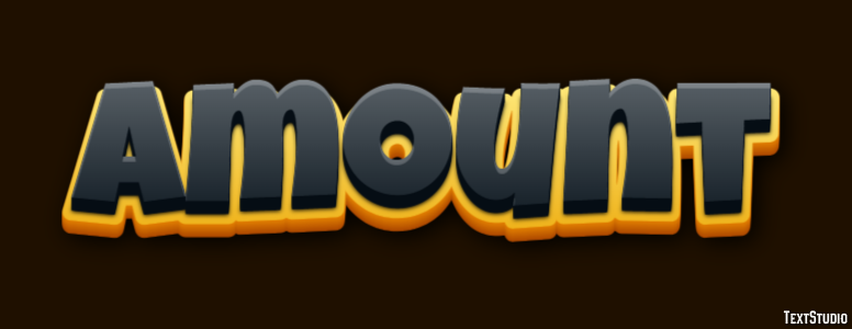 Amount テキスト効果