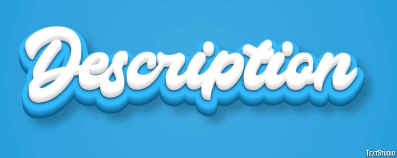 Description Texteffekt