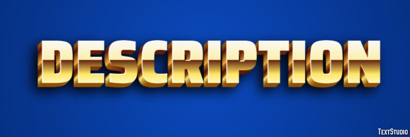 Description Texteffekt