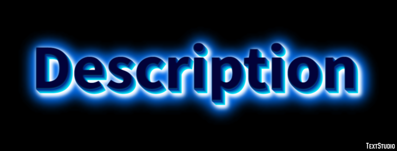 Description Text Effect