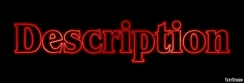 Description Texteffekt