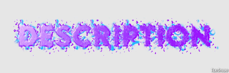 Description Text Effect