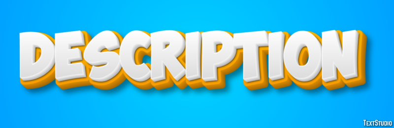 Description Texteffekt