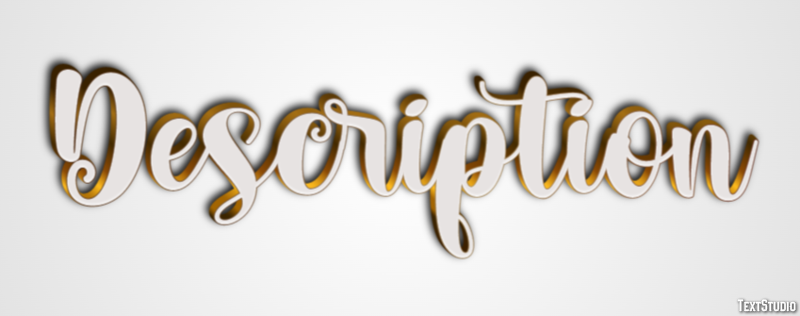Description Texteffekt