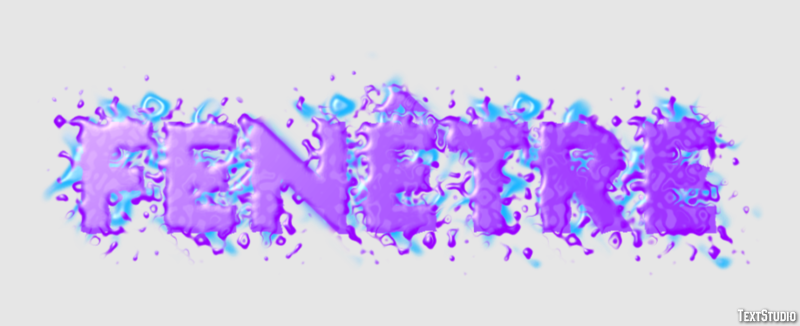 Fenêtre Effet de texte