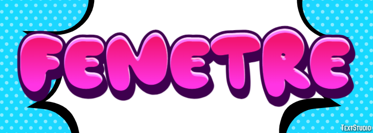 Fenêtre Effet de texte