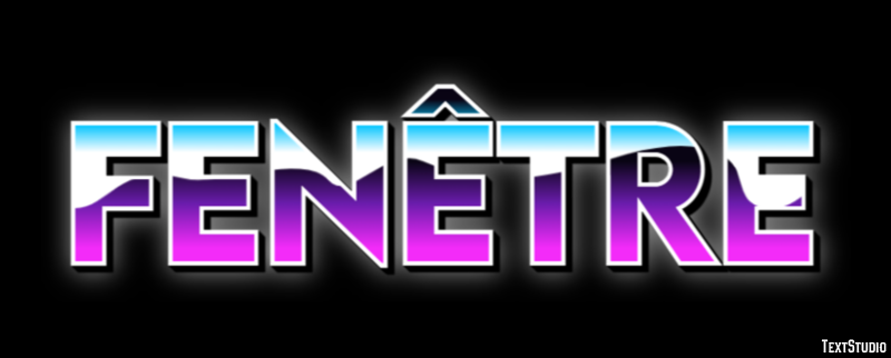 Fenêtre Effet de texte