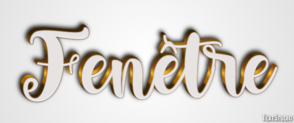 Fenêtre Effet de texte