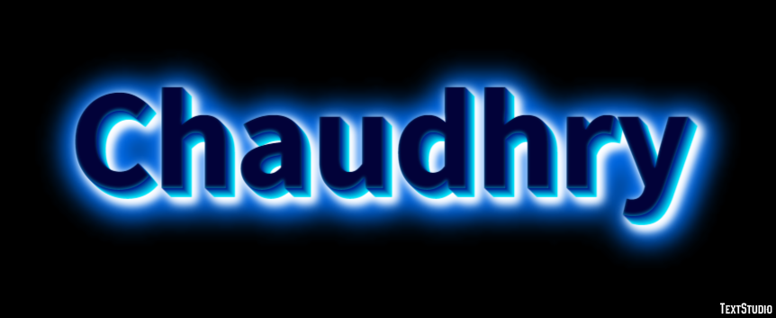 Chaudhry Text effect