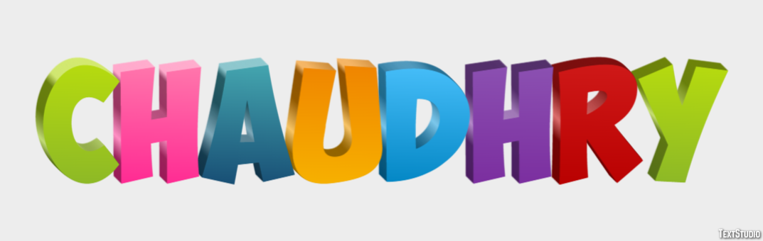 Chaudhry Text effect
