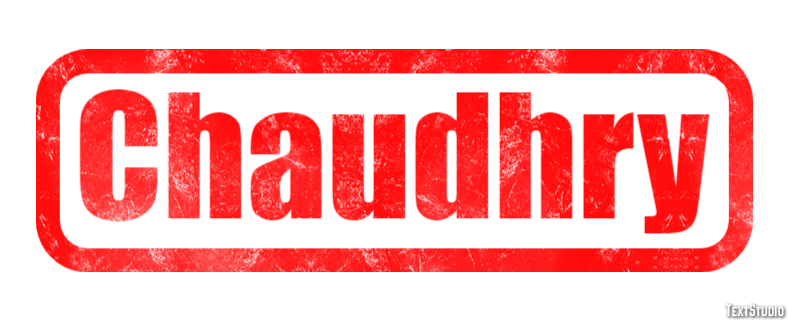 Chaudhry Text effect