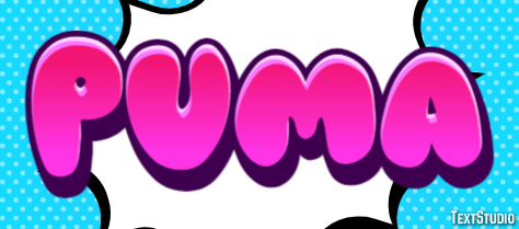 Puma Efecto de texto
