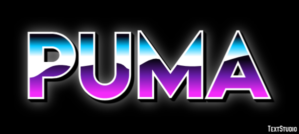 Puma Efecto de texto
