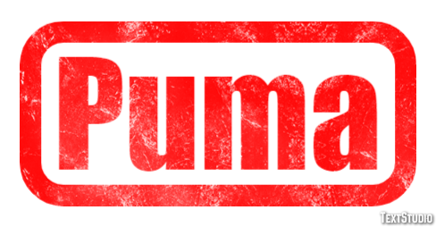 Puma Efecto de texto