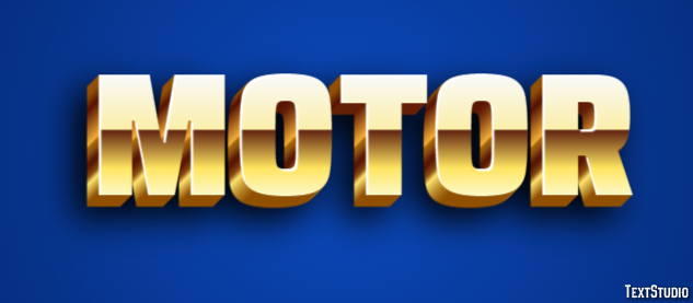 Motor Text Effect
