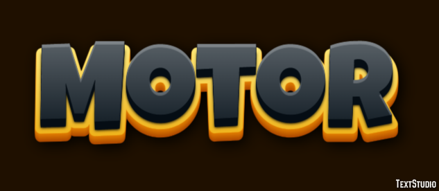 Motor Text Effect