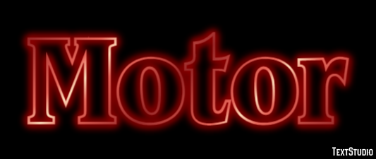Motor Text Effect