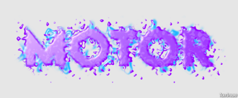 Motor Text Effect
