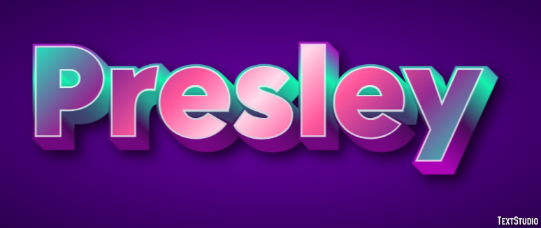 Presley Texteffekt