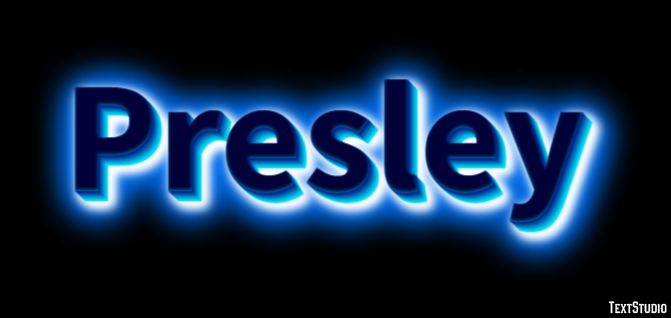 Presley Efekt tekstowy
