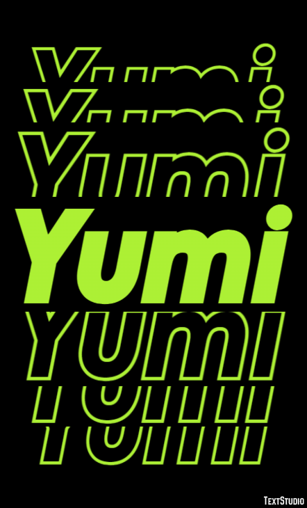 Yumi Text Effect