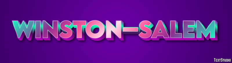 Winston–Salem Efeito de texto