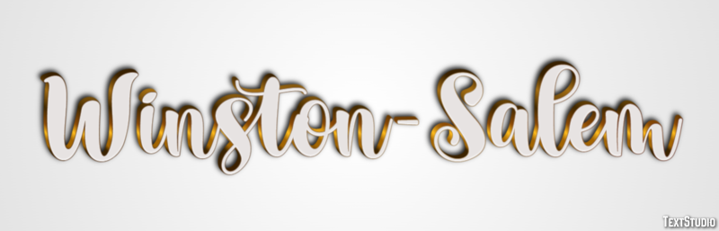 Winston–Salem Efeito de texto