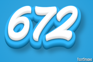 672 Text Effect