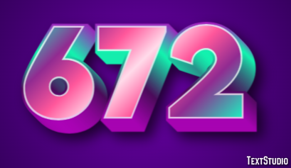 672 Text Effect
